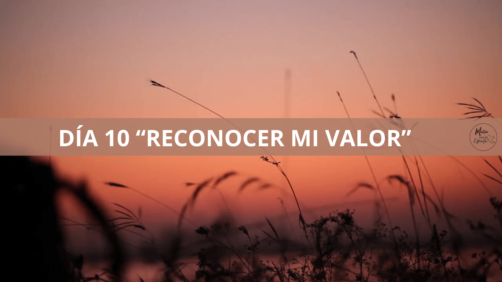 DÍA 10 RECONOCER MI VALOR